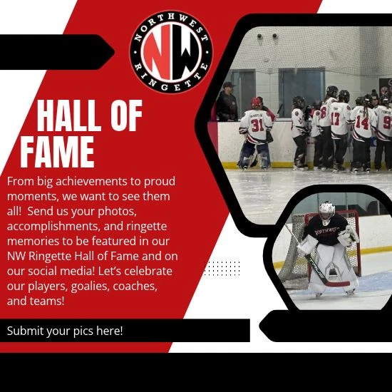 Send us your photos, accomplishments, and ringette memories to be featured in our NW Ringette Hall of Fame.