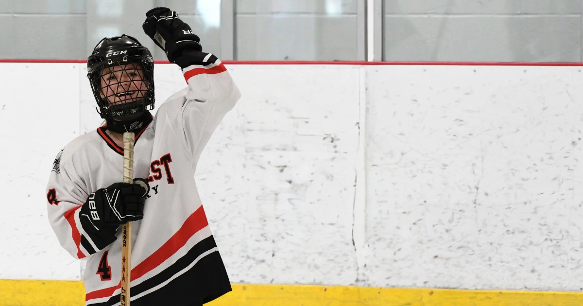 Northwest Ringette player cheering