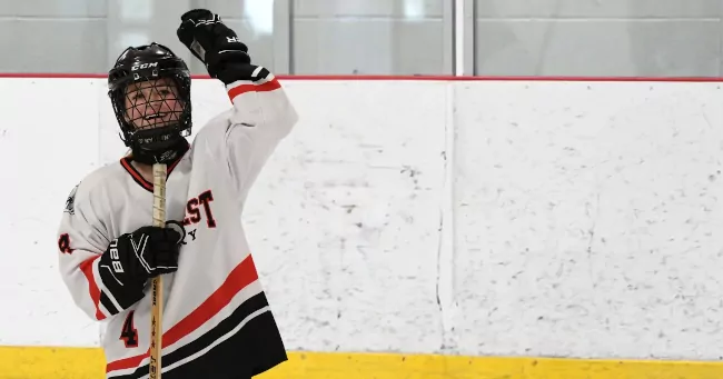 Northwest Ringette player cheering